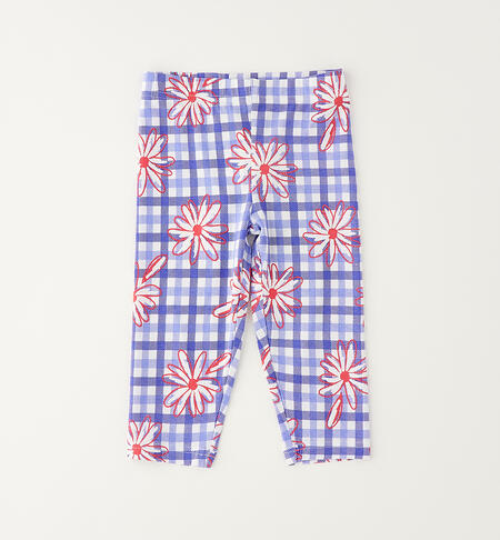 Girls' leggings LIGHT BLUE