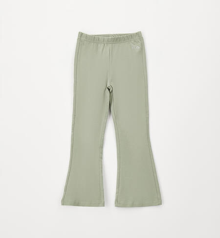 Leggings da bambina iDO VERDE MILITARE-4836
