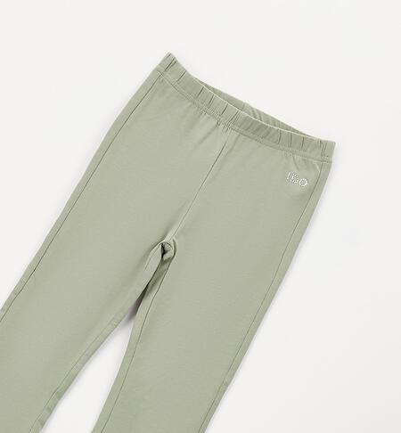 Leggings da bambina iDO VERDE MILITARE-4836