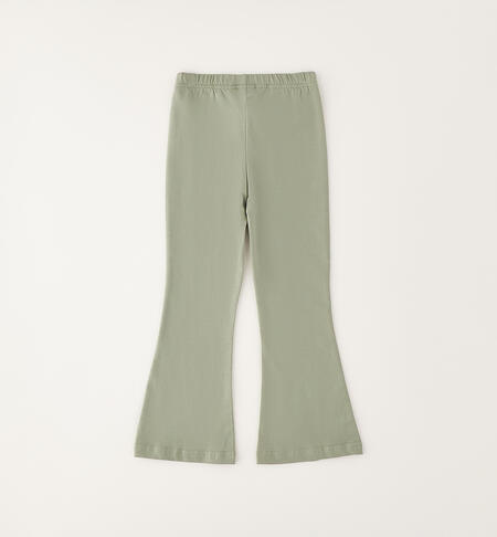 Leggings da bambina iDO VERDE MILITARE-4836