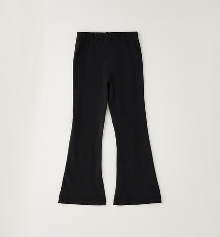 Leggings da bambina NERO-0658
