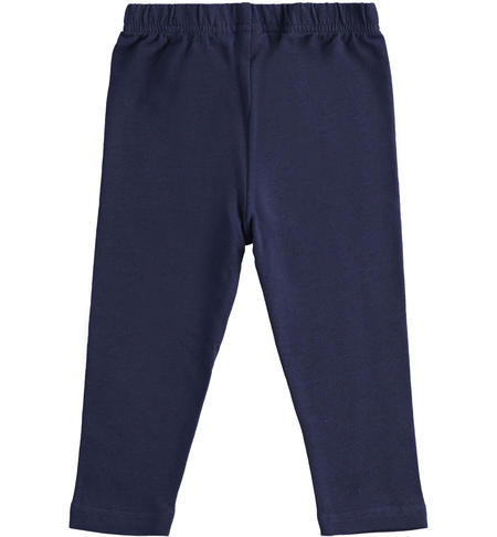 Fleece leggings for girl from iDO NAVY-3854