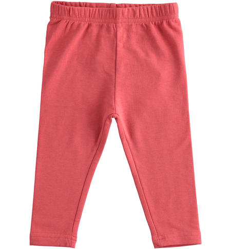 Fleece leggings for girl from iDO SLATE ROSE-2527