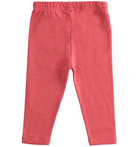 Fleece leggings for girl from iDO SLATE ROSE-2527