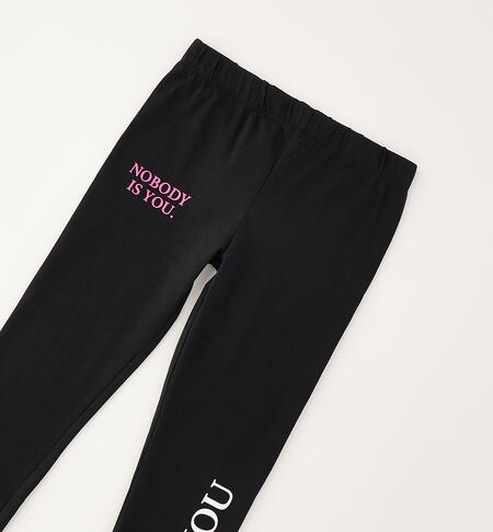 Leggings iDO da ragazza NERO-0658