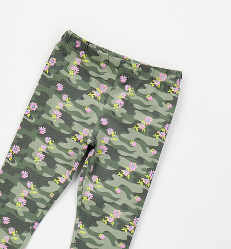 Leggings iDO per bambina VERDE-MULTICOLOR-6CAQ