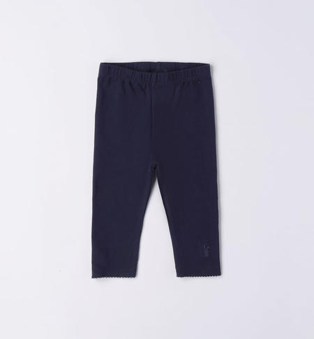 iDO leggings for baby girl from 1 to 24 months NAVY-3854