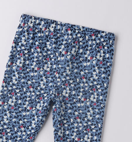 Leggings per bambina AZZURRO-BLU-6BRS