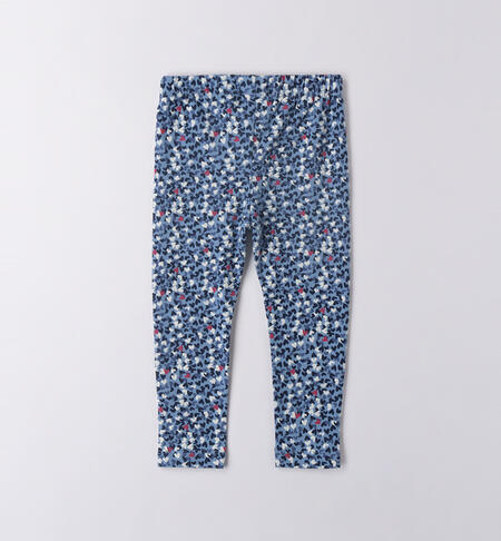 Leggings per bambina AZZURRO-BLU-6BRS