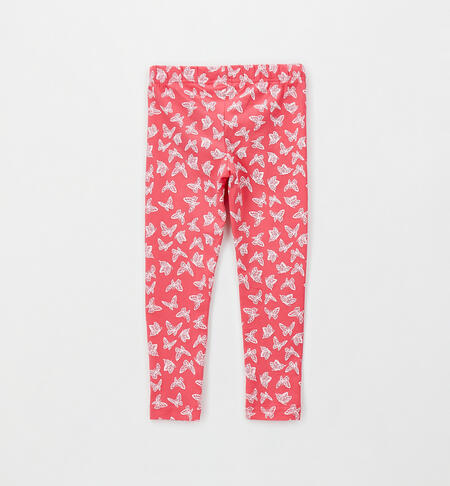 Leggings per bambina FRAGOLA-BIANCO-6CBM