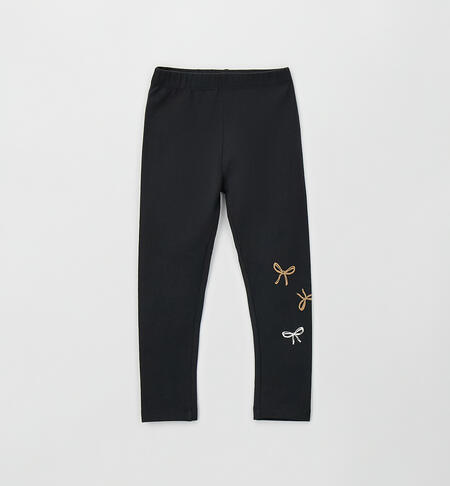 Leggings per bambina iDO NERO-0658