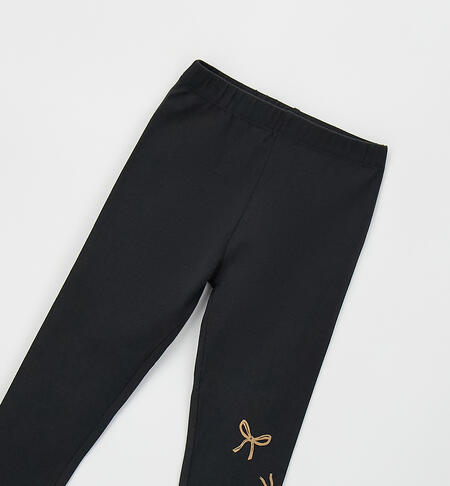 Leggings per bambina iDO NERO-0658