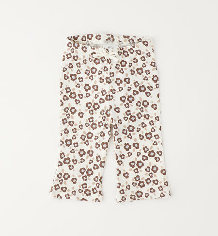 Leggings for newborn girls BEIGE