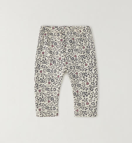 Leggings per neonata SABBIA-GRIGIO-6CET