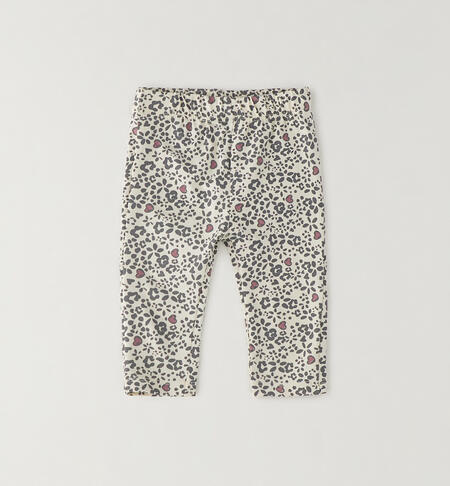 Leggings per neonata SABBIA-GRIGIO-6CET