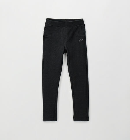Leggings per ragazza NERO