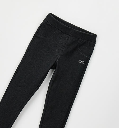 Leggings per ragazza NERO-0658