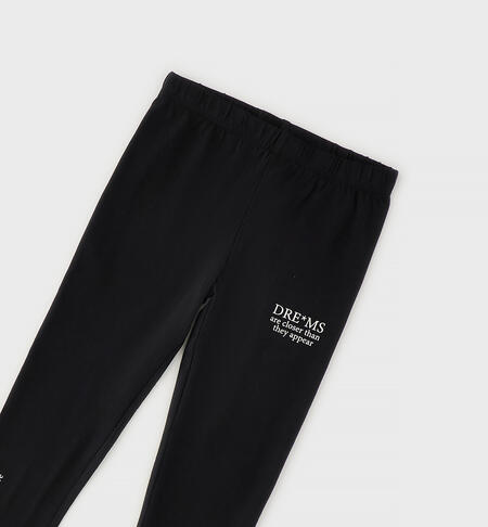 Leggings per ragazza NERO-0658