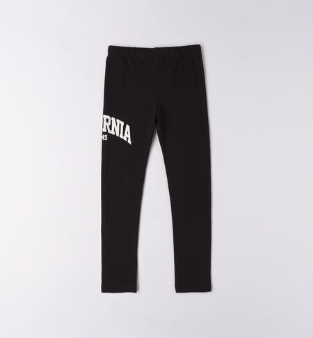 Leggings per ragazza NERO-0658