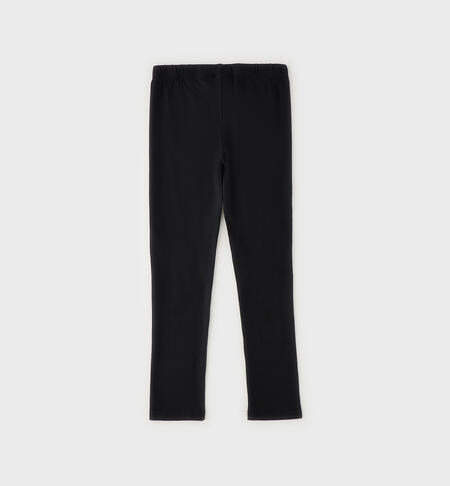 Leggings per ragazza NERO-0658