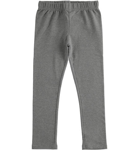 Leggings ragazza con logo GRIGIO