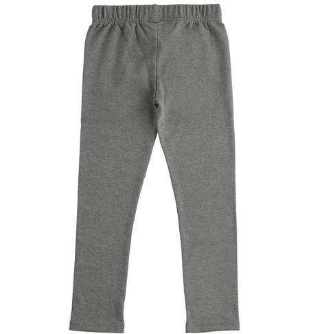 Leggings ragazza con logo - da 8 a 16 anni iDO GRIGIO MELANGE-8967