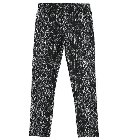 Leggings ragazza varie fantasie - da 8 a 16 anni iDO PANNA-NERO-6UE7