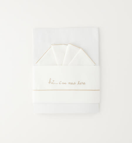 Baby crib sheet CREAM