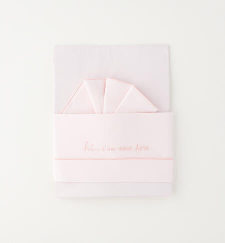 Baby crib sheet PINK-2714