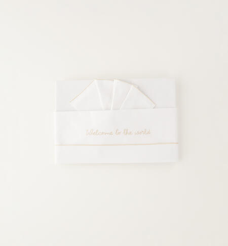 Baby crib sheet WHITE