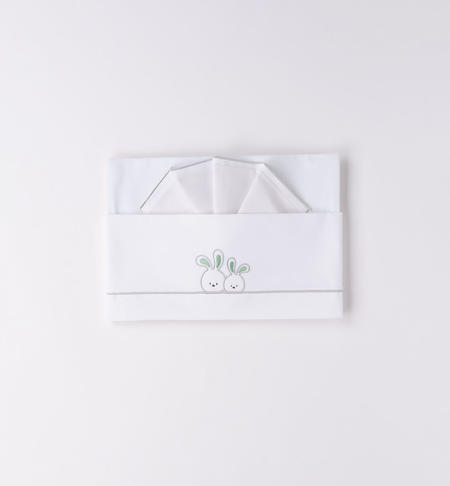 iDO 100% cotton cot sheet from 0 to 24 months GRIGIO MELANGE-8992