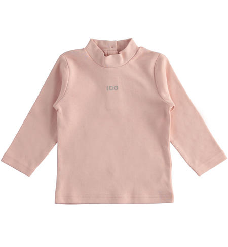 Girl¿s turtleneck with logo from 9 months to 8 years iDO ROSA-2513