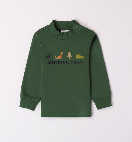 Lupetto bambino 100% cotone da 9 mesi a 8 anni iDO VERDE-4727