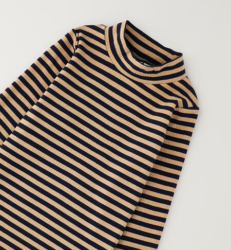 Lupetto collo alto bambina NAVY-3885
