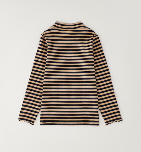 Lupetto collo alto bambina NAVY-3885