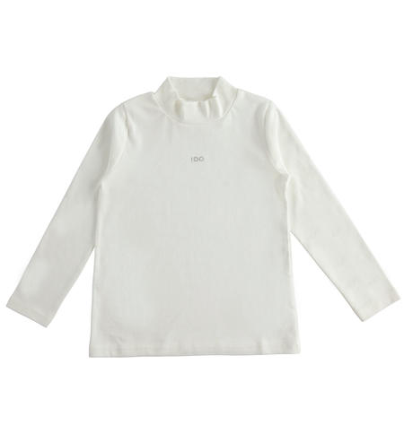 Girl¿s turtleneck with logo from 8 to 16 years by iDO PANNA-0112