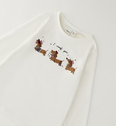 Maglia 100% cotone bambina PANNA-0112