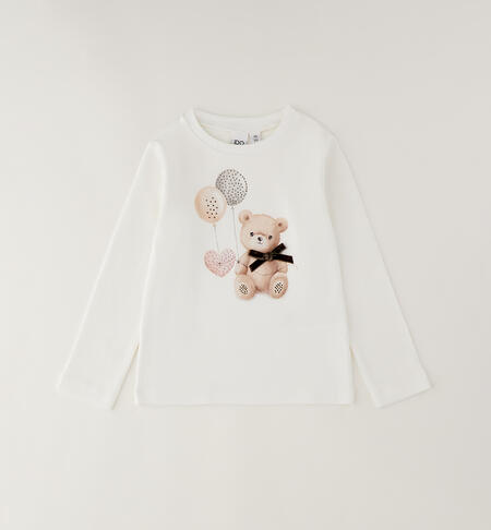 Maglia bambina 100% cotone PANNA