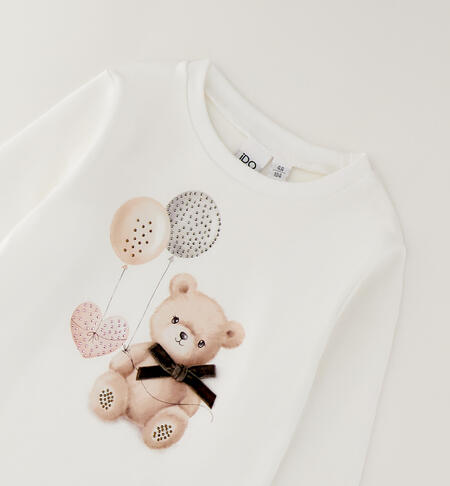 Maglia bambina 100% cotone PANNA-0112