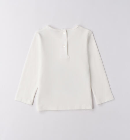 Maglia bambina 100% cotone PANNA-0112