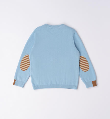 Maglia bambino con toppe da 9 mesi a 8 anni iDO AZZURRO-3633