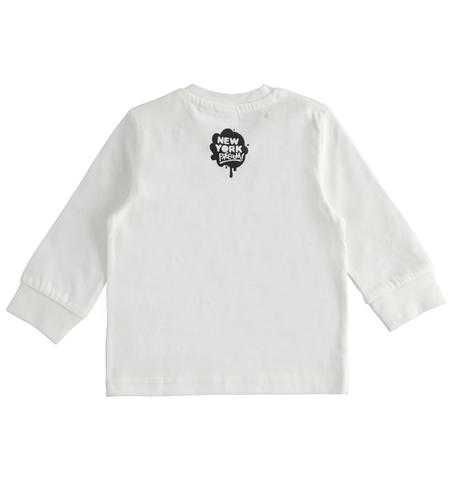 Crewneck t-shirt for boys from 9 months to 8 years iDO PANNA-0112
