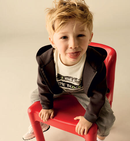 Maglia bambino in 100% cotone PANNA