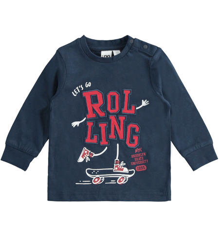Cotton boys¿ t-shirt from 9 months to 8 years iDO NAVY-3885