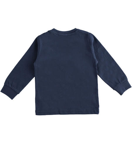 Cotton t-shirt for boys from 9 month to 8 years iDO NAVY-3885