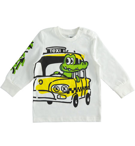 Maglia bambino in cotone - da 9 mesi a 8 anni iDO PANNA-0112