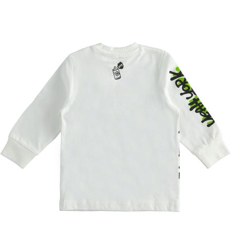 Maglia bambino in cotone - da 9 mesi a 8 anni iDO PANNA-0112