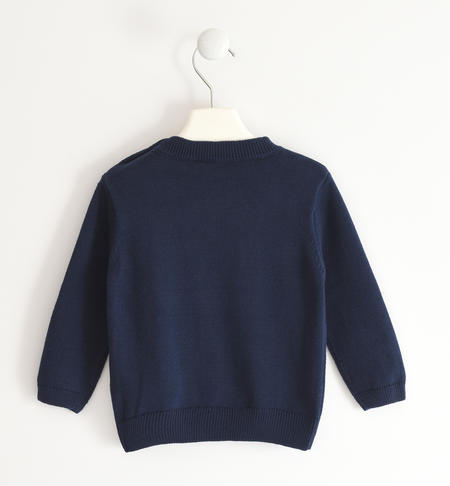 Maglia bambino in tricot - da 9 mesi a 8 anni iDO BLU-BLU-8028