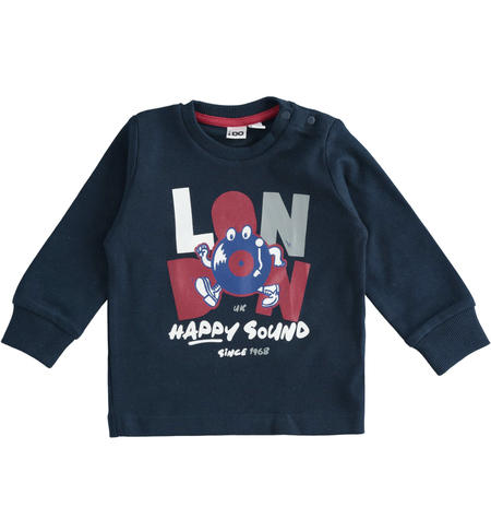 Long sleeve t-shirt for boys from 9 months to 8 years iDO NAVY-3885