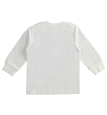 Maglia bambino manica lunga - da 9 mesi a 8 anni iDO PANNA-0112